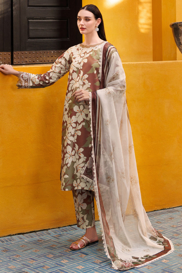 Farasha | Printed Essentials | Rustwood Charm - House Of Hania