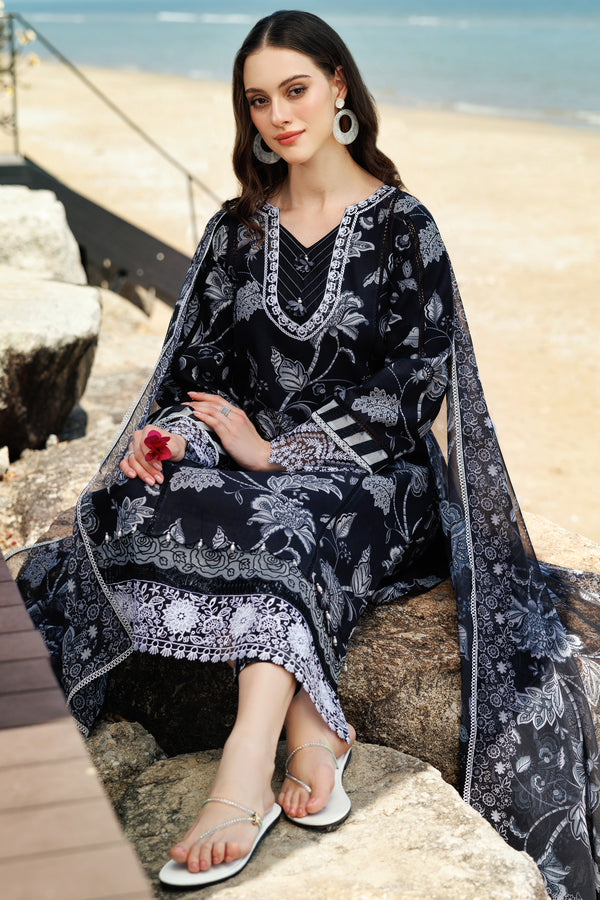 Farasha | Printed Essentials | Sable Dusk - House Of Hania