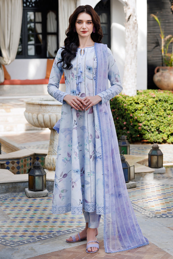 Farasha | Printed Essentials | Sky Breeze - House Of Hania