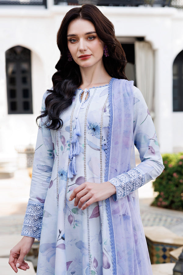 Farasha | Printed Essentials | Sky Breeze - House Of Hania