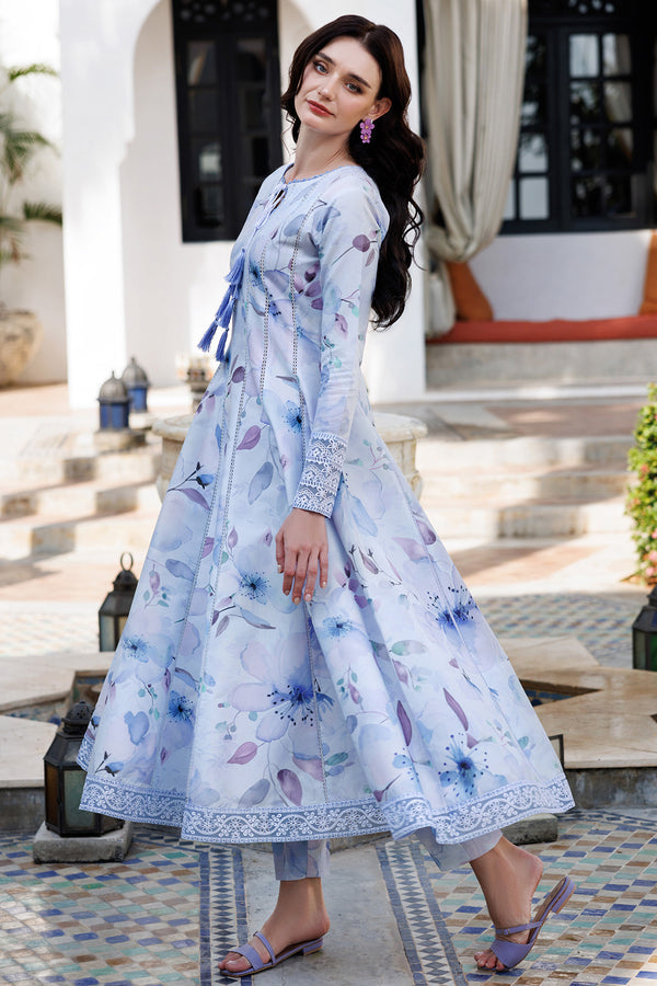 Farasha | Printed Essentials | Sky Breeze - House Of Hania