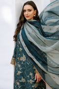 Farasha | Printed Essentials | Teal Bell - House Of Hania