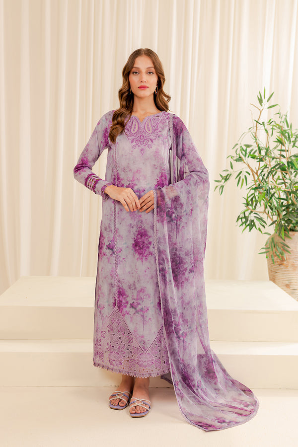 Farasha | Printed Essentials | WINESOME GLORY - House Of Hania