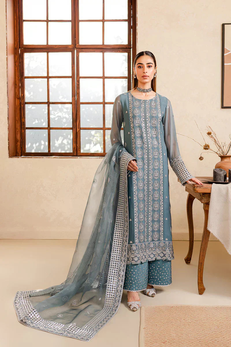 Farasha | Ritizer Festive Formals | Aqua Flora - House Of Hania
