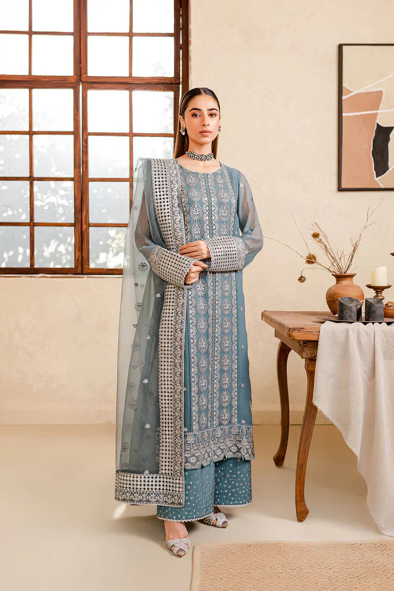 Farasha | Ritizer Festive Formals | Aqua Flora - House Of Hania