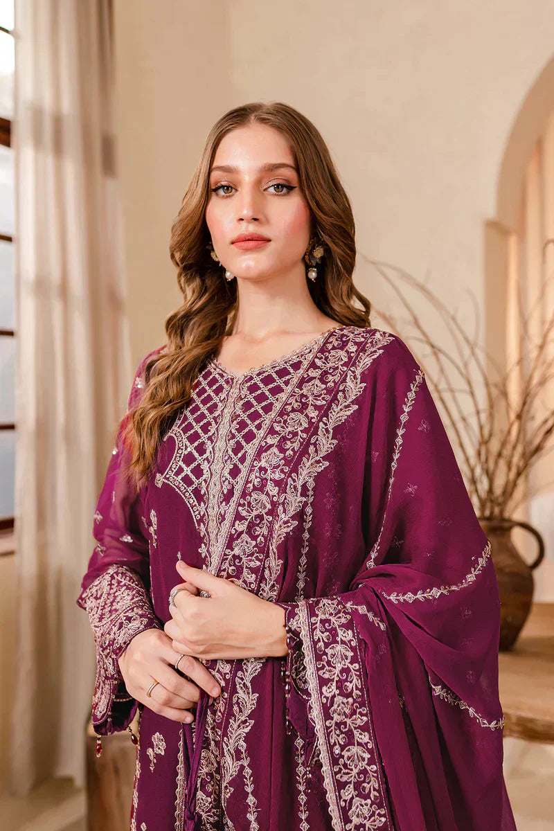 Farasha | Ritizer Festive Formals | Magenta Marvel - House Of Hania