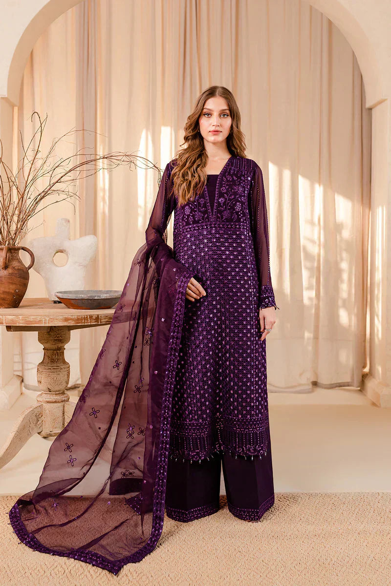 Farasha | Ritizer Festive Formals | Purple Dazzle - House Of Hania