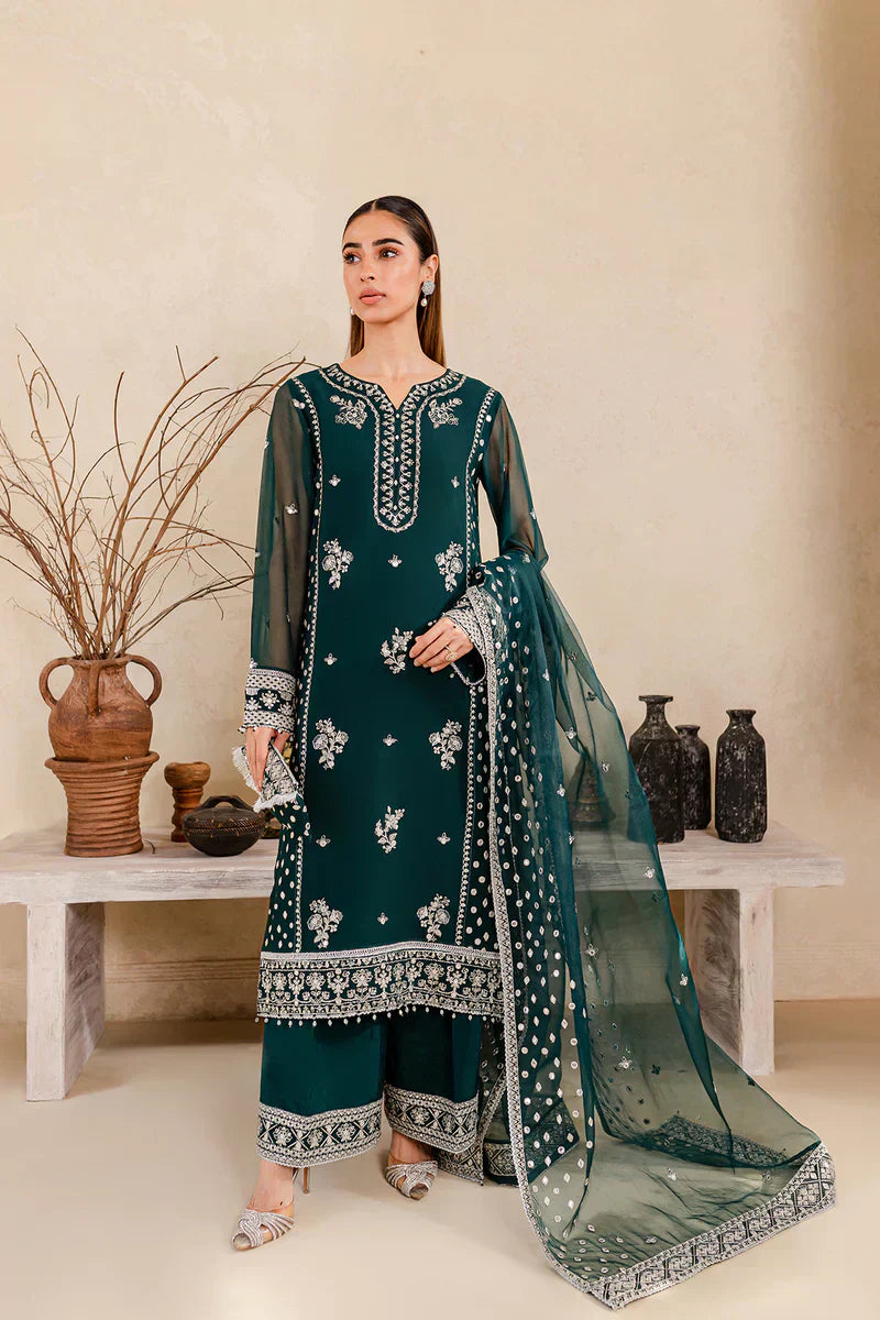 Farasha | Ritizer Festive Formals | Teal Glow - House Of Hania