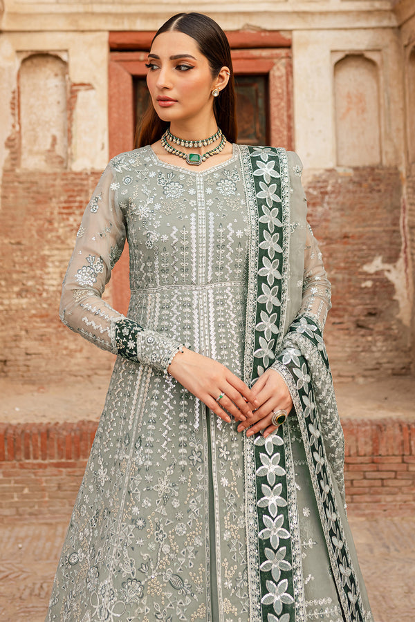 Farasha | Ritzier Wedding Formals |  Grey Veil - House Of Hania