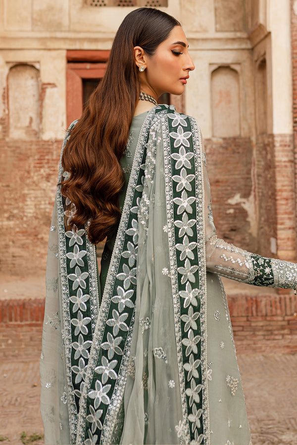 Farasha | Ritzier Wedding Formals |  Grey Veil - House Of Hania