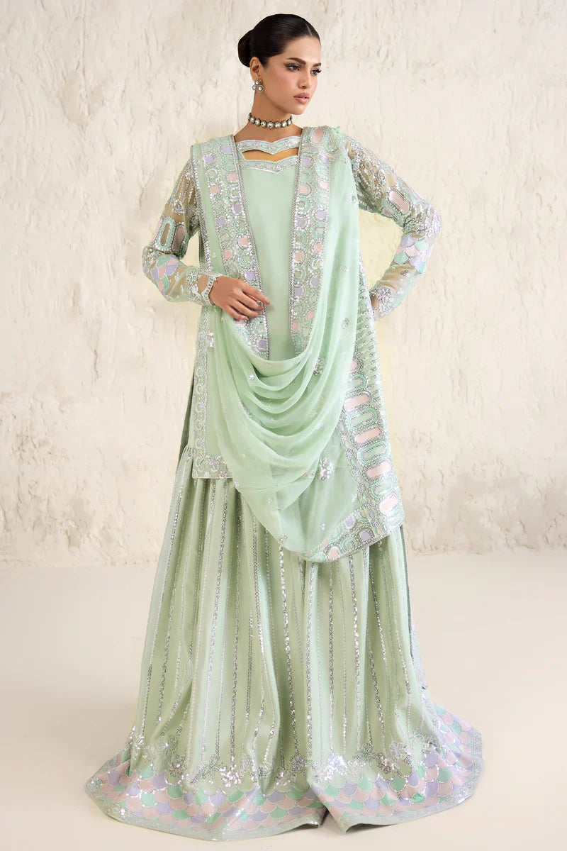 Farasha | STITCHED FORMALS ’26 | Aqua Bell - House Of Hania
