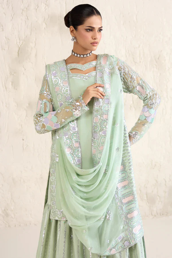 Farasha | STITCHED FORMALS ’26 | Aqua Bell - House Of Hania