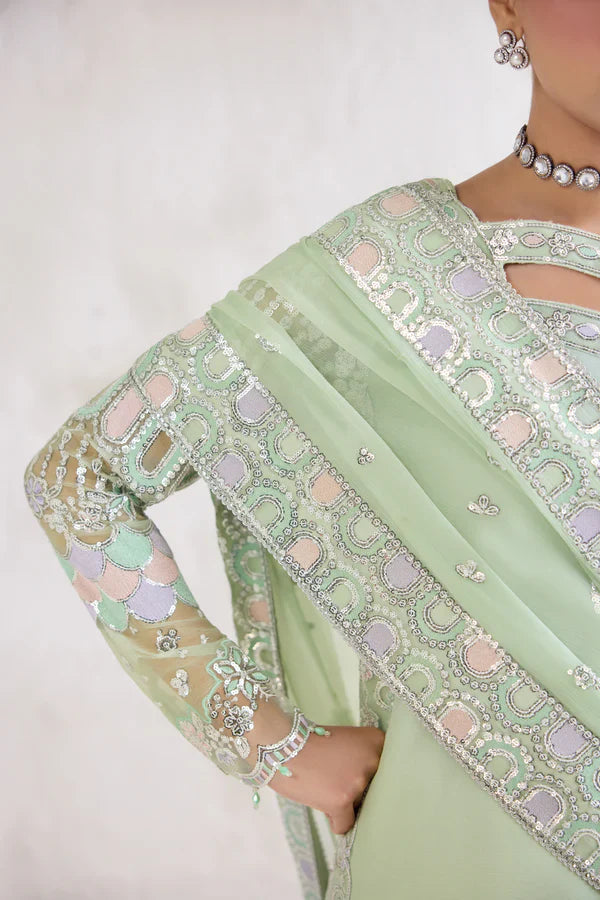 Farasha | STITCHED FORMALS ’26 | Aqua Bell - House Of Hania