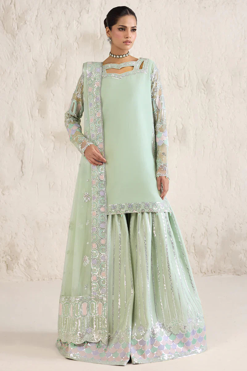 Farasha | STITCHED FORMALS ’26 | Aqua Bell - House Of Hania
