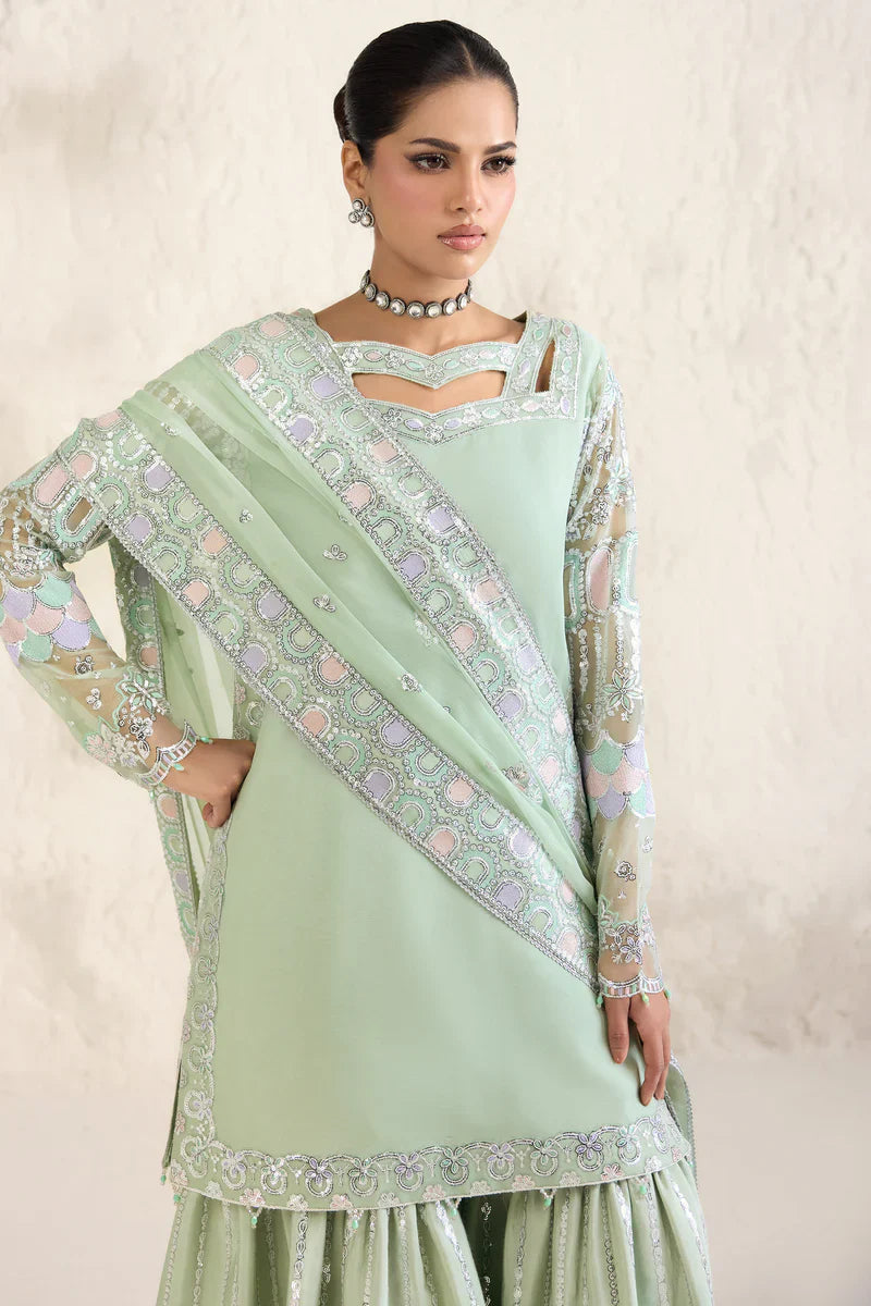Farasha | STITCHED FORMALS ’26 | Aqua Bell - House Of Hania