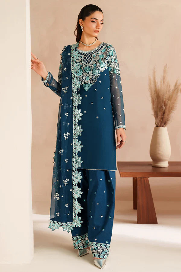Farasha | STITCHED FORMALS ’26 | Cobalt Haze - House Of Hania