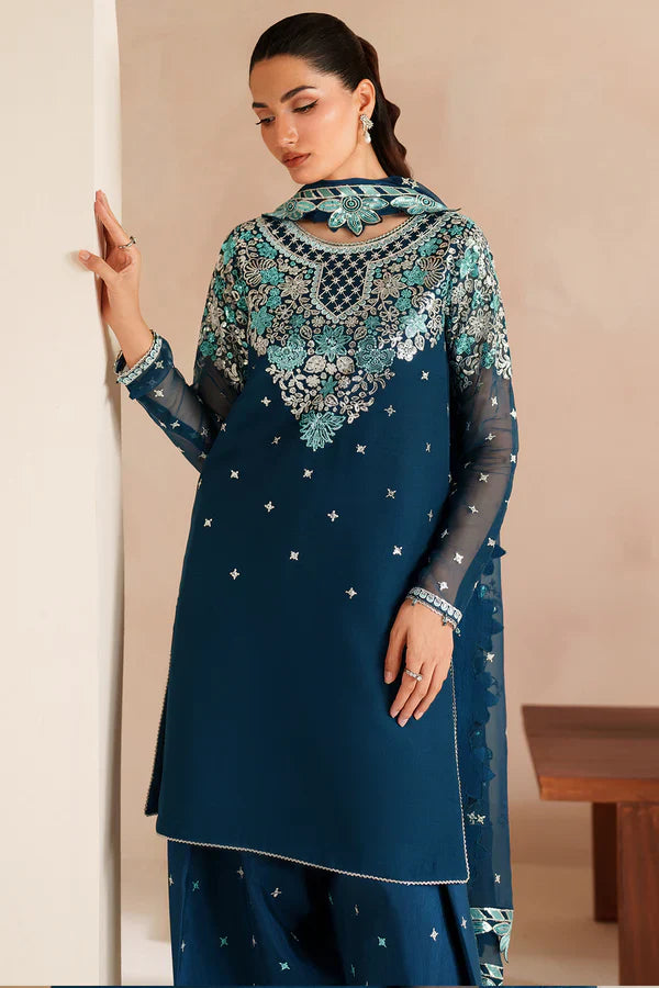 Farasha | STITCHED FORMALS ’26 | Cobalt Haze - House Of Hania