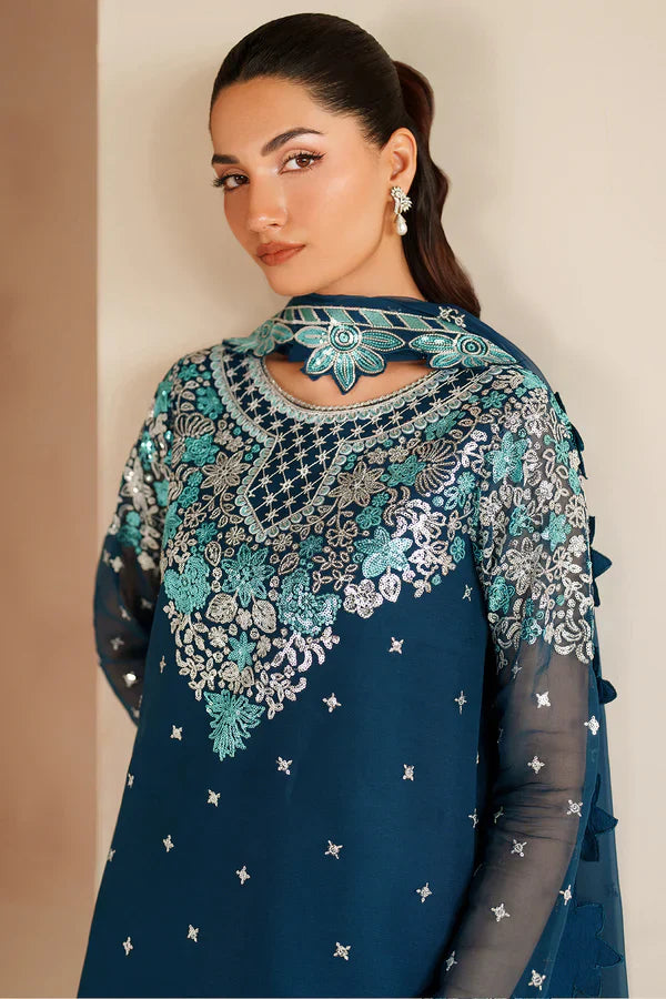 Farasha | STITCHED FORMALS ’26 | Cobalt Haze - House Of Hania
