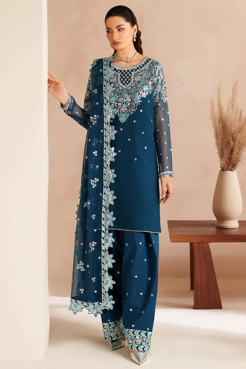 Farasha | STITCHED FORMALS ’26 | Cobalt Haze - House Of Hania