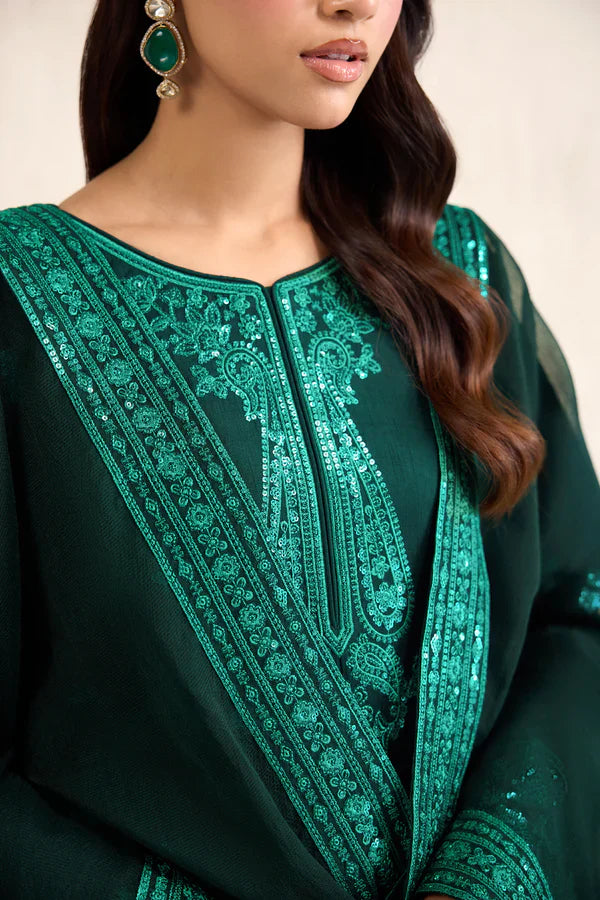 Farasha | STITCHED FORMALS ’26 | Emerald Luxe - House Of Hania