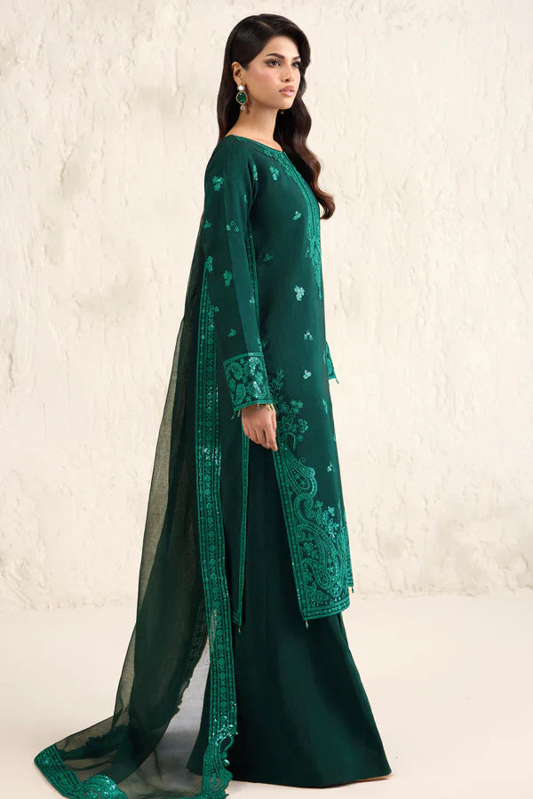 Farasha | STITCHED FORMALS ’26 | Emerald Luxe - House Of Hania