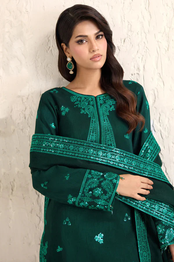Farasha | STITCHED FORMALS ’26 | Emerald Luxe - House Of Hania