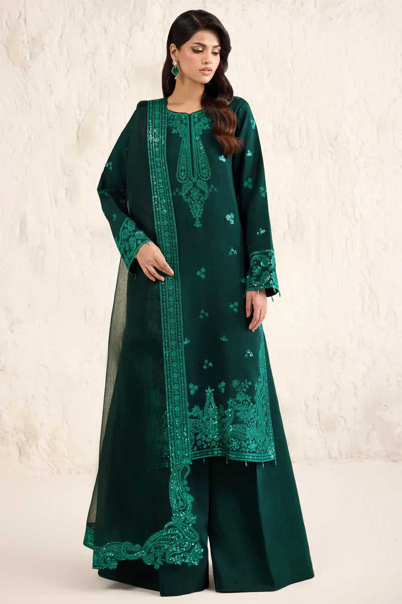 Farasha | STITCHED FORMALS ’26 | Emerald Luxe - House Of Hania