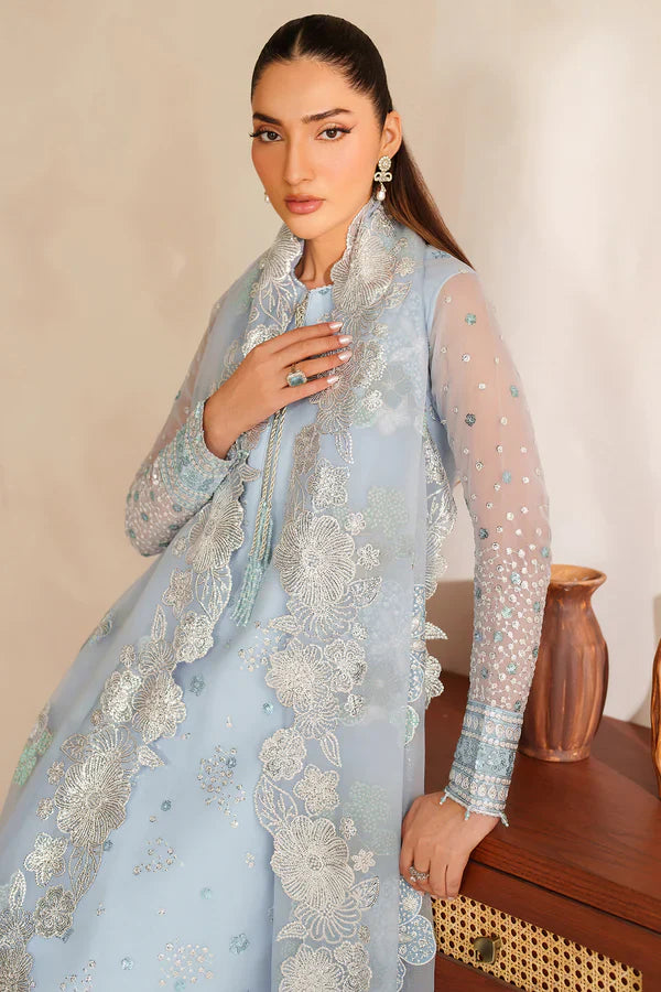 Farasha | STITCHED FORMALS ’26 | Frosted Mist - House Of Hania