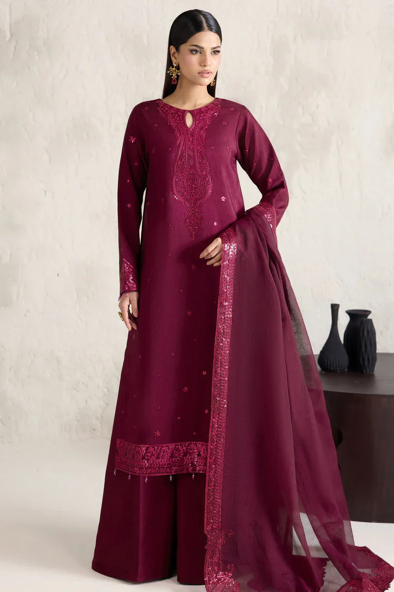 Farasha | STITCHED FORMALS ’26 | Fuchsia Glow - House Of Hania
