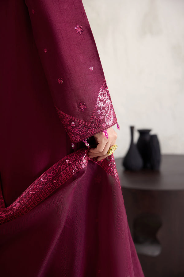 Farasha | STITCHED FORMALS ’26 | Fuchsia Glow - House Of Hania