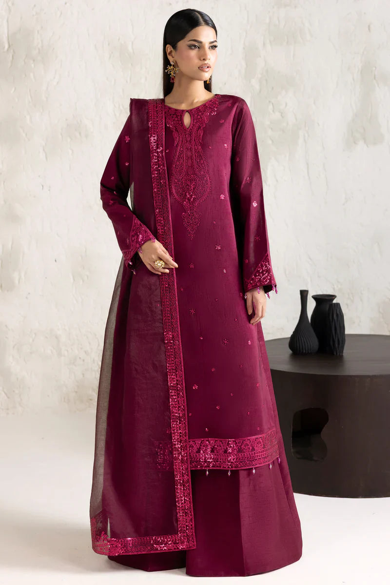 Farasha | STITCHED FORMALS ’26 | Fuchsia Glow - House Of Hania