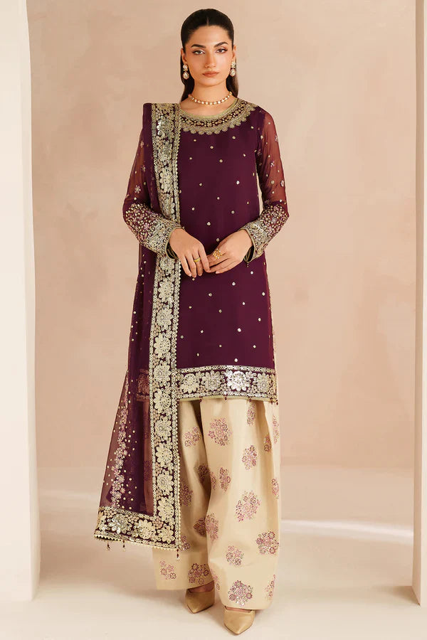 Farasha | STITCHED FORMALS ’26 | Maple Glow - House Of Hania