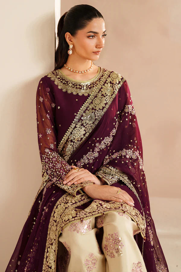Farasha | STITCHED FORMALS ’26 | Maple Glow - House Of Hania