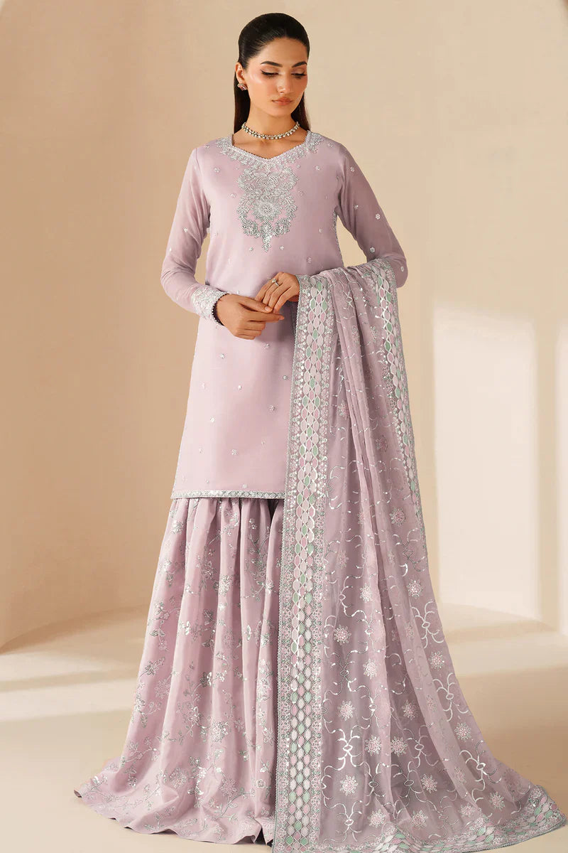 Farasha | STITCHED FORMALS ’26 | Mauve Blush - House Of Hania