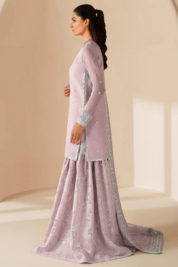 Farasha | STITCHED FORMALS ’26 | Mauve Blush - House Of Hania