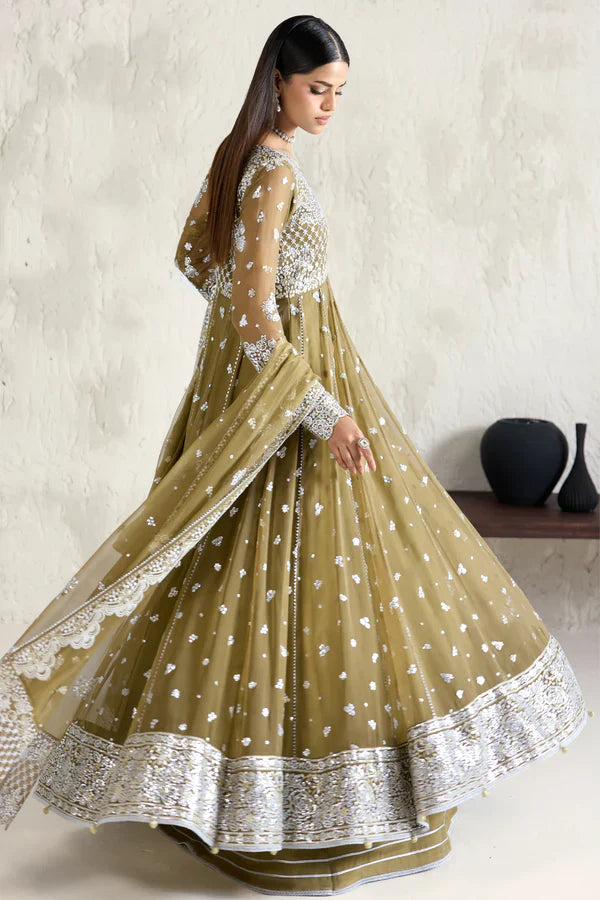 Farasha | STITCHED FORMALS ’26 | Moss Whisper - House Of Hania