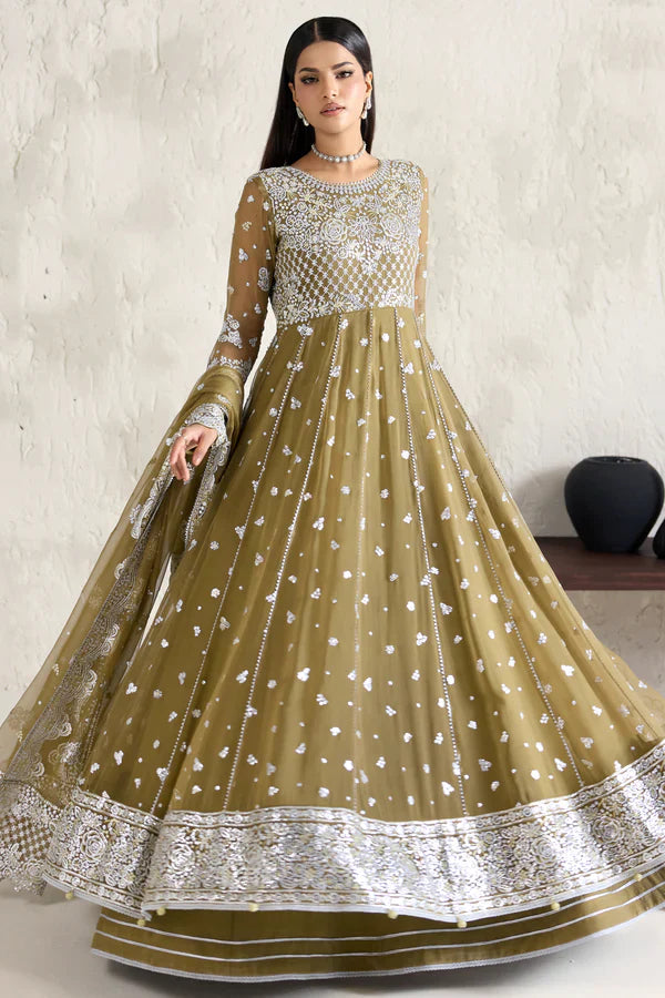Farasha | STITCHED FORMALS ’26 | Moss Whisper - House Of Hania
