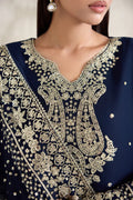 Farasha | STITCHED FORMALS ’26 | Navy Lumina - House Of Hania