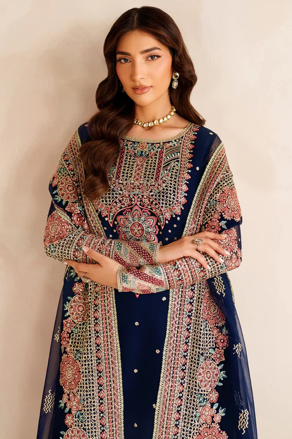 Farasha | STITCHED FORMALS ’26 | Navy Lux - House Of Hania