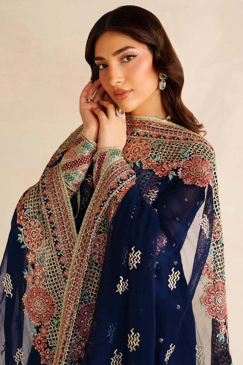 Farasha | STITCHED FORMALS ’26 | Navy Lux - House Of Hania