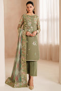 Farasha | STITCHED FORMALS ’26 | Olive Dazzle - House Of Hania