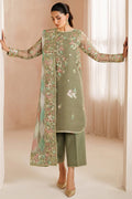 Farasha | STITCHED FORMALS ’26 | Olive Dazzle - House Of Hania