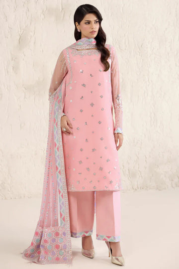 Farasha | STITCHED FORMALS ’26 | Pastel Rose - House Of Hania