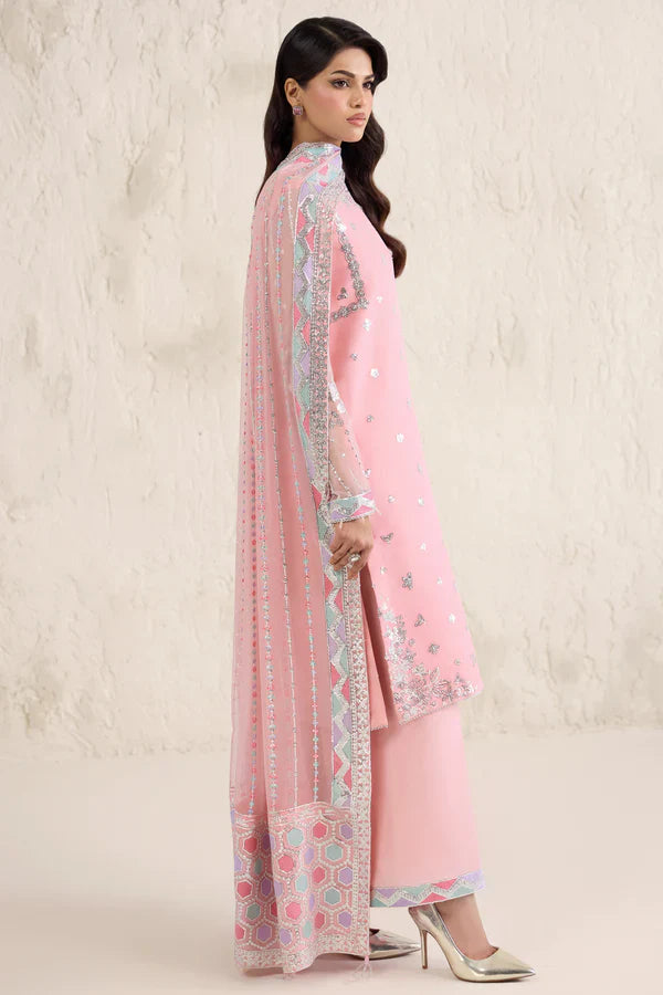 Farasha | STITCHED FORMALS ’26 | Pastel Rose - House Of Hania