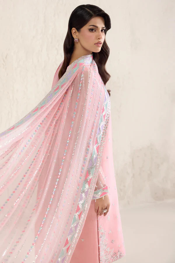 Farasha | STITCHED FORMALS ’26 | Pastel Rose - House Of Hania
