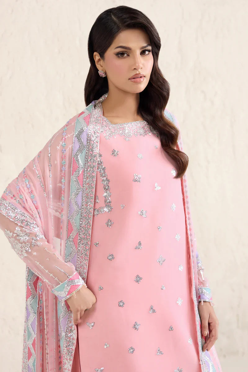 Farasha | STITCHED FORMALS ’26 | Pastel Rose - House Of Hania