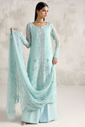 Farasha | STITCHED FORMALS ’26 | Silken Azure - House Of Hania