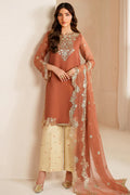 Farasha | STITCHED FORMALS ’26 | Warm Saffron - House Of Hania