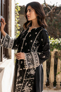 Farasha | Summer Weaves Embroidered Lawn | Midnight Glow - House Of Hania