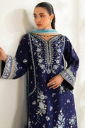 Farasha | Summer Weaves Embroidered lawn'26 | Blue Fusion - House Of Hania